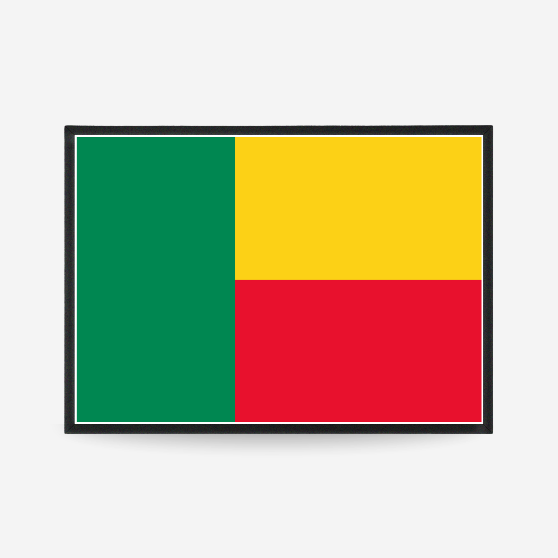 Poster of the flag of Benin flag poster
