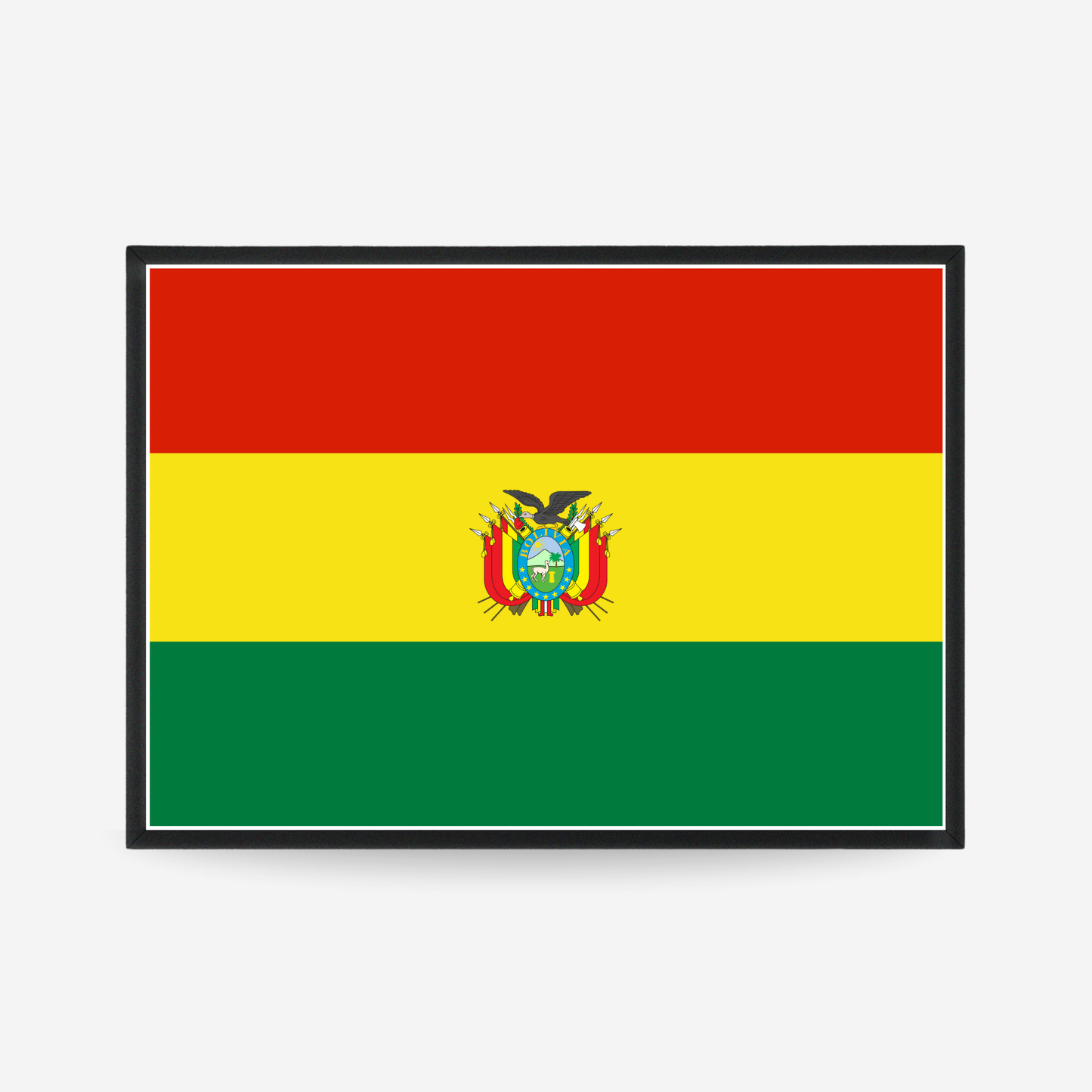 Poster of the flag of Bolivia flag poster