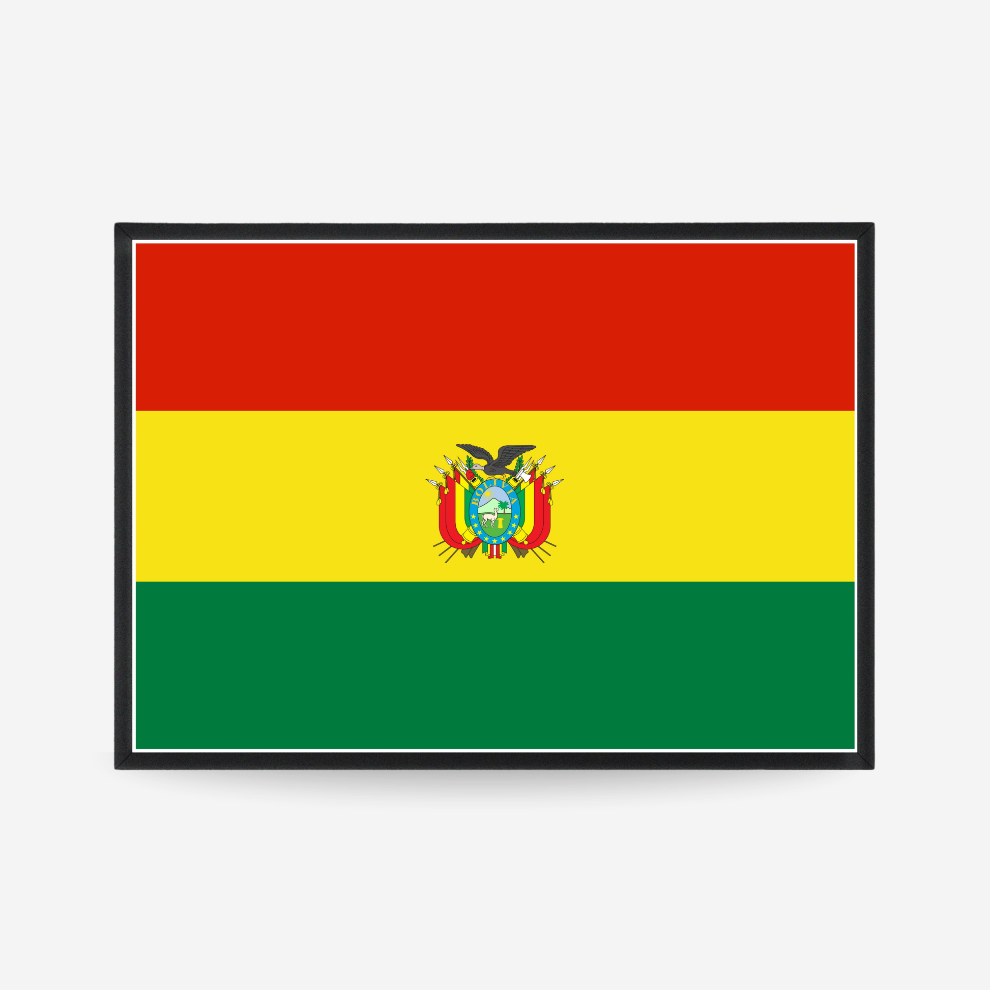 Poster of the flag of Bolivia flag poster