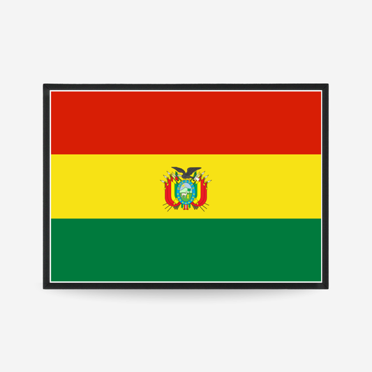 Poster of the flag of Bolivia flag poster