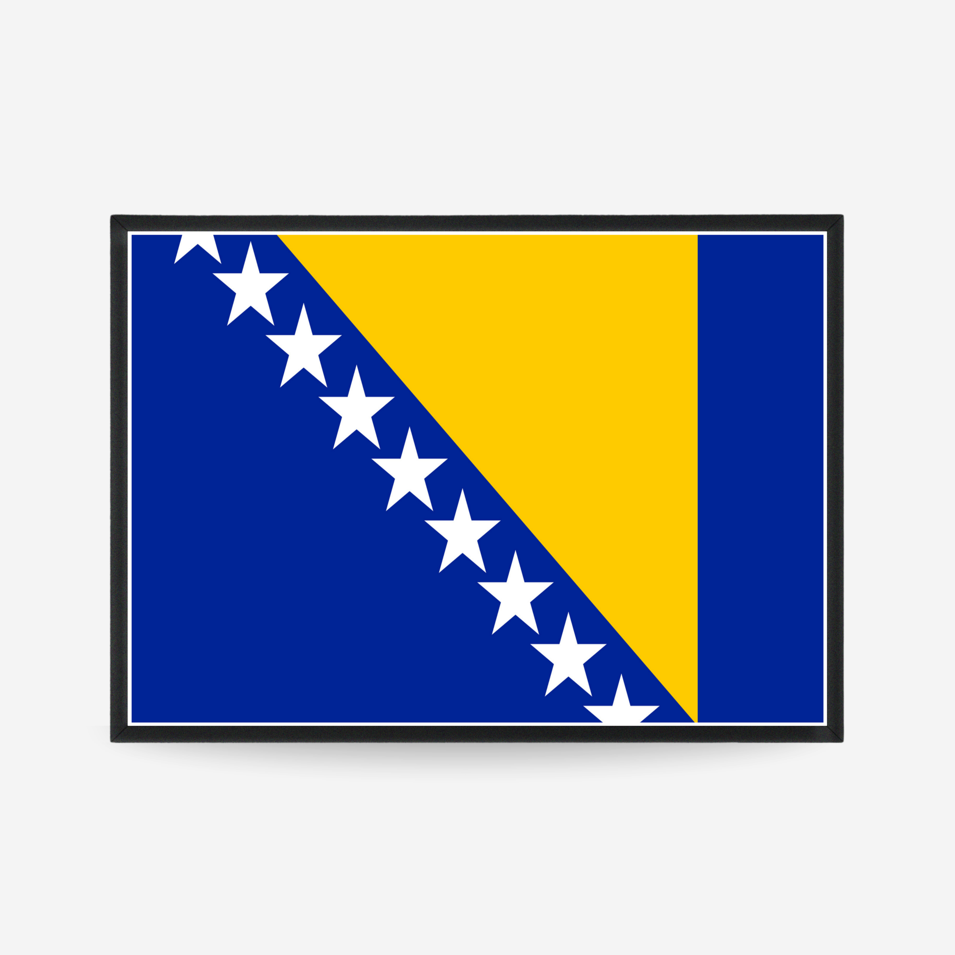 Poster of the flag of Bosnia and Herzegovina flag poster
