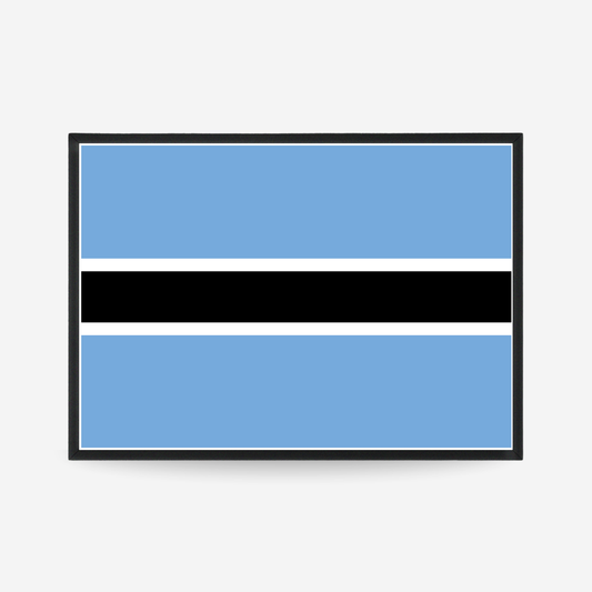 Poster of the flag of Botswana flag poster
