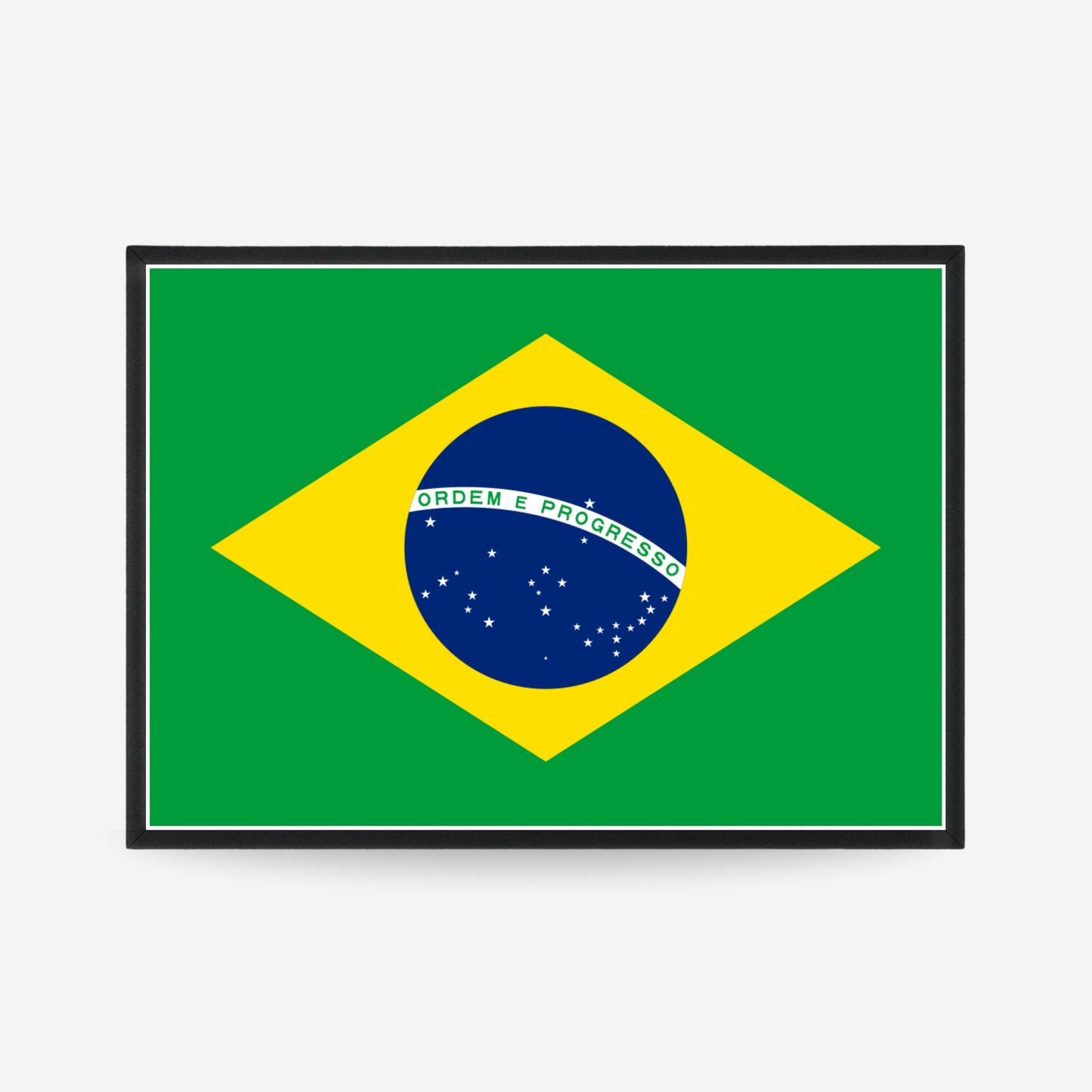 Poster of the flag of Brazil flag poster
