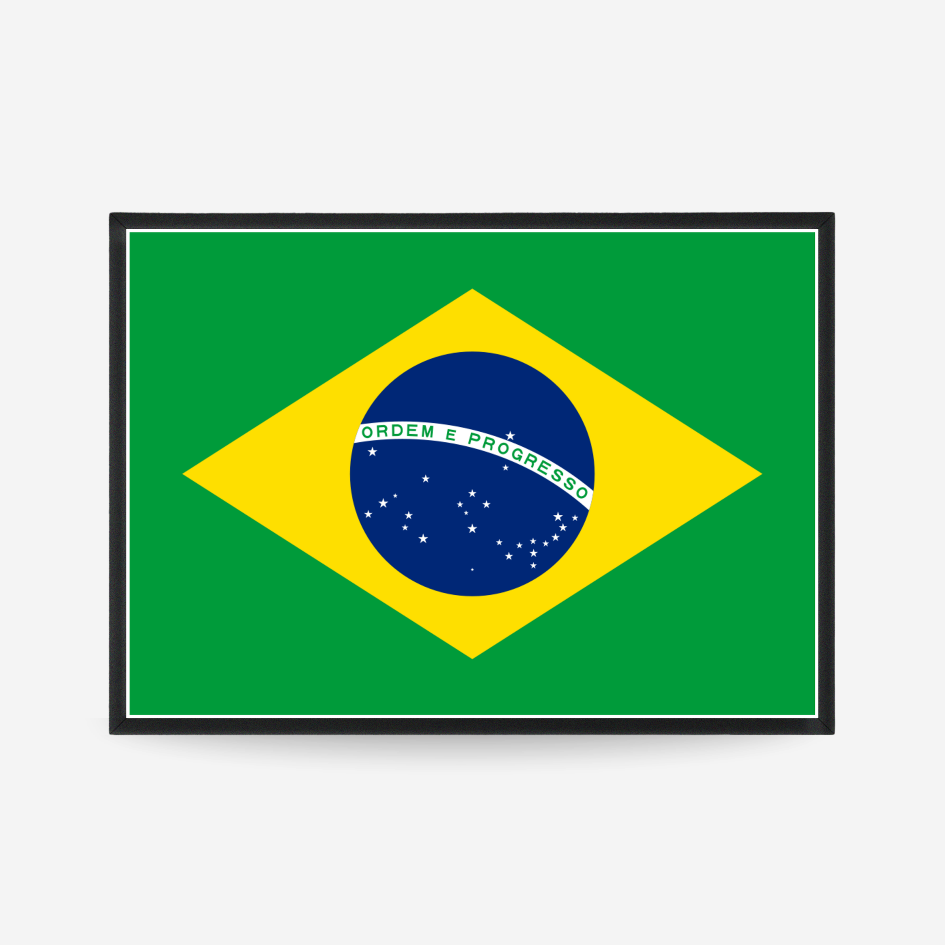 Poster of the flag of Brazil flag poster
