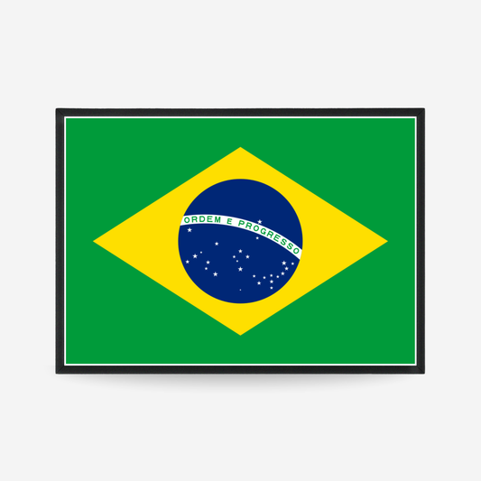 Poster of the flag of Brazil flag poster
