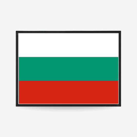 Poster of the flag of Bulgaria flag poster
