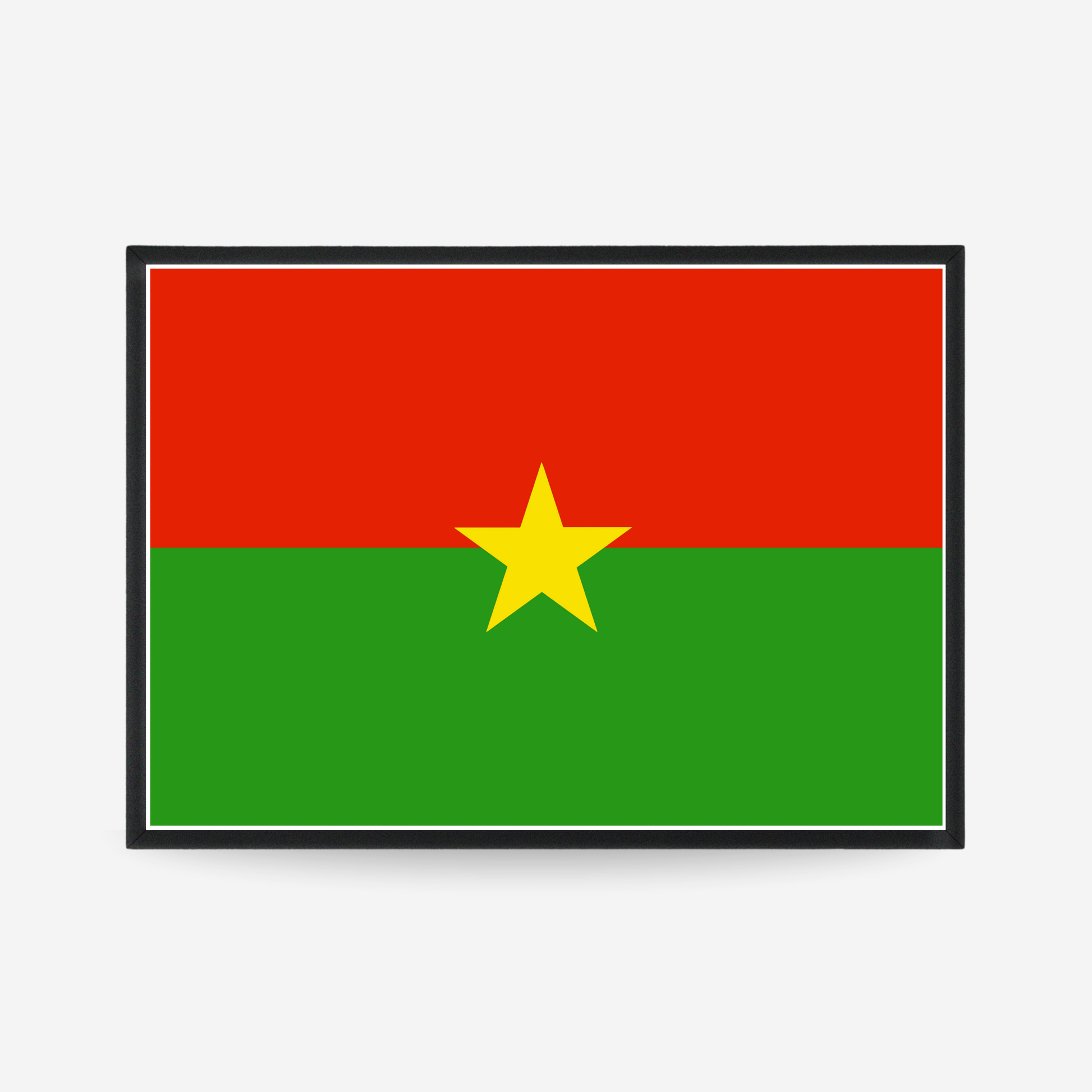 Poster of the flag of Burkina Faso flag poster
