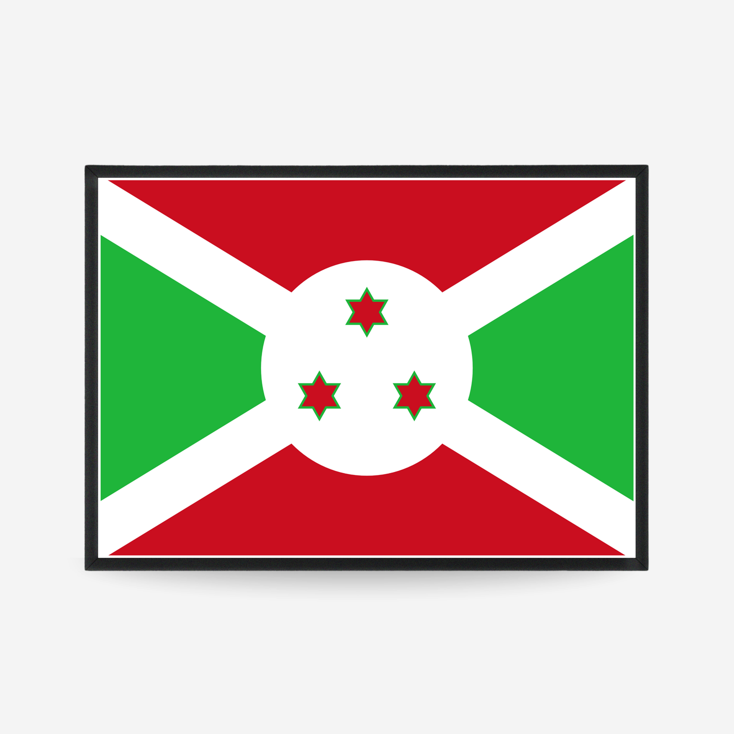 Poster of the flag of Burundi flag poster