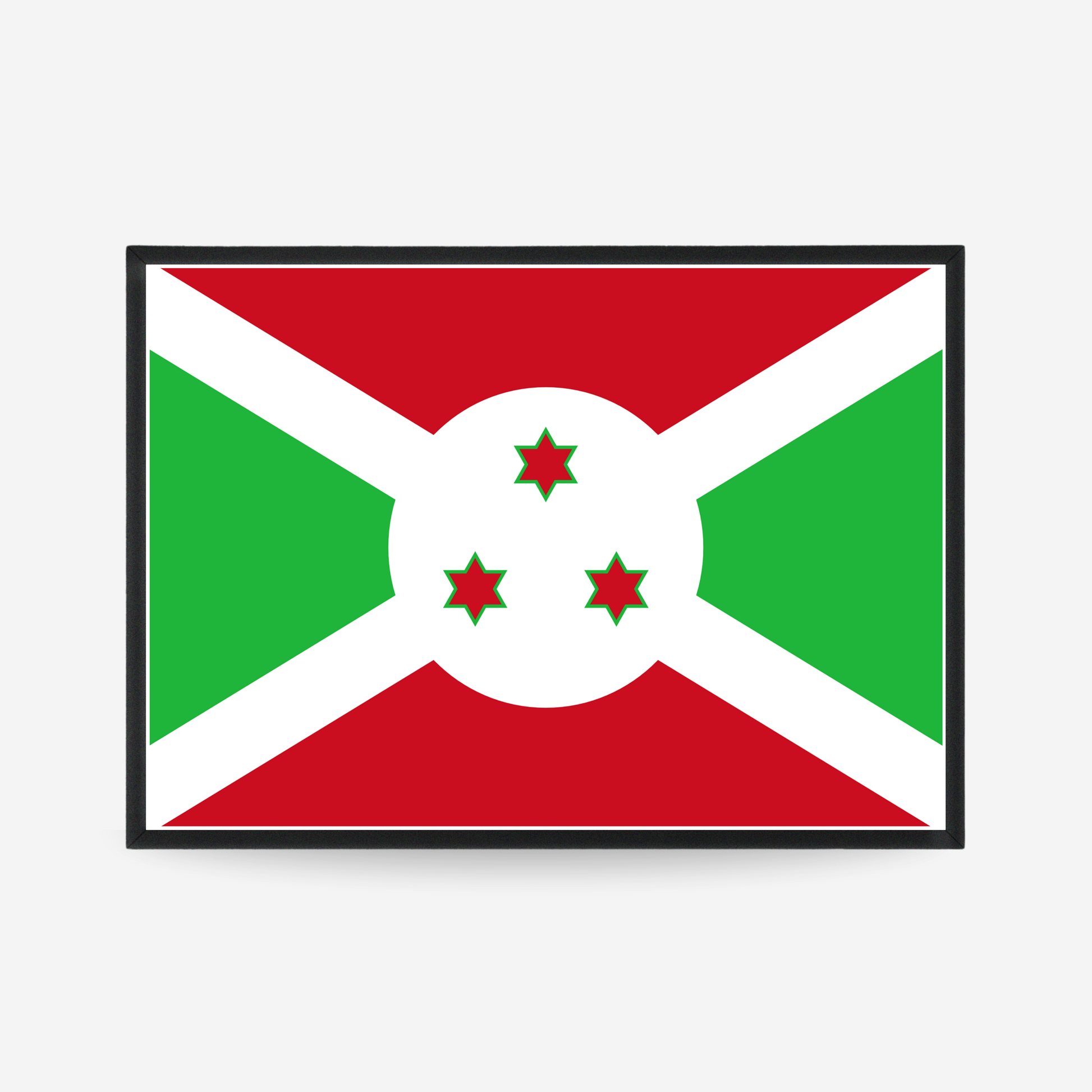 Poster of the flag of Burundi flag poster