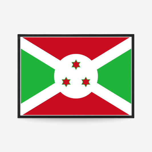 Poster of the flag of Burundi flag poster