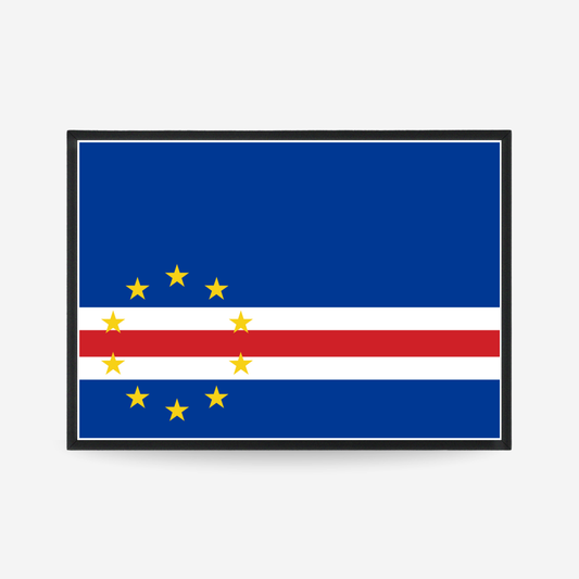 Poster of the flag of Cabo Verde flag poster
