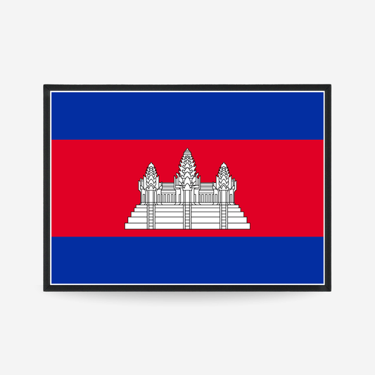 Poster of the flag of Cambodia flag poster
