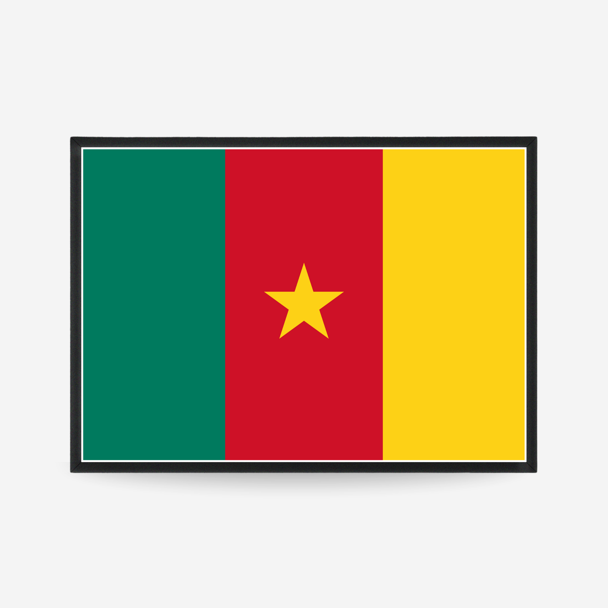 Poster of the flag of Cameroon flag poster
