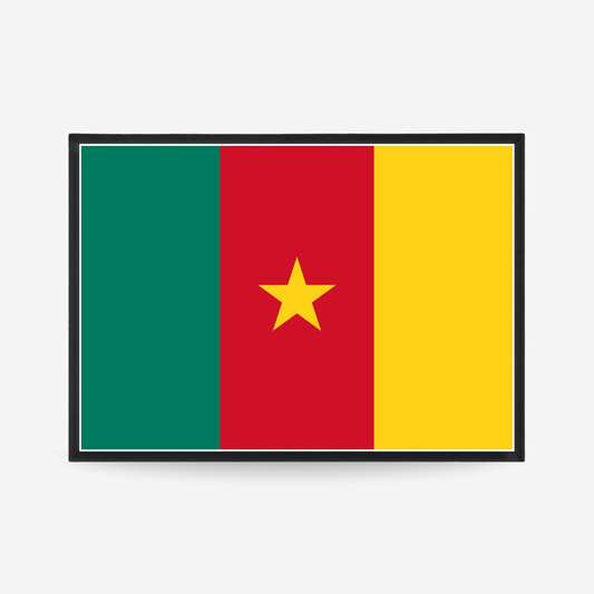 Poster of the flag of Cameroon flag poster
