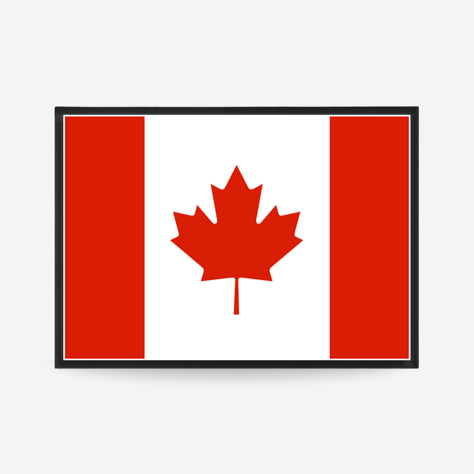 Poster of the flag of Canada flag poster
