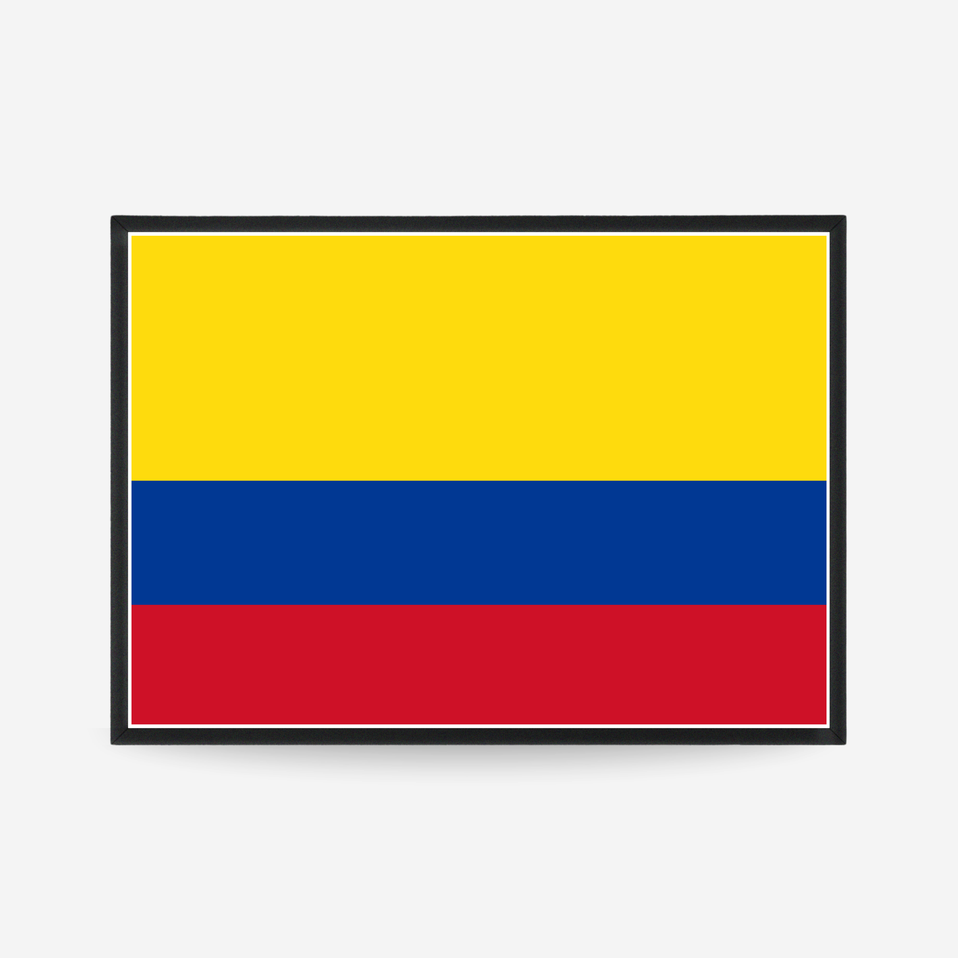 Poster of the flag of Colombia
