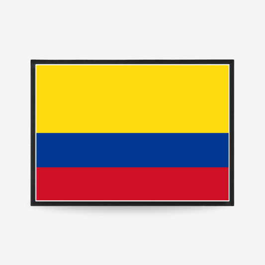 Poster of the flag of Colombia
