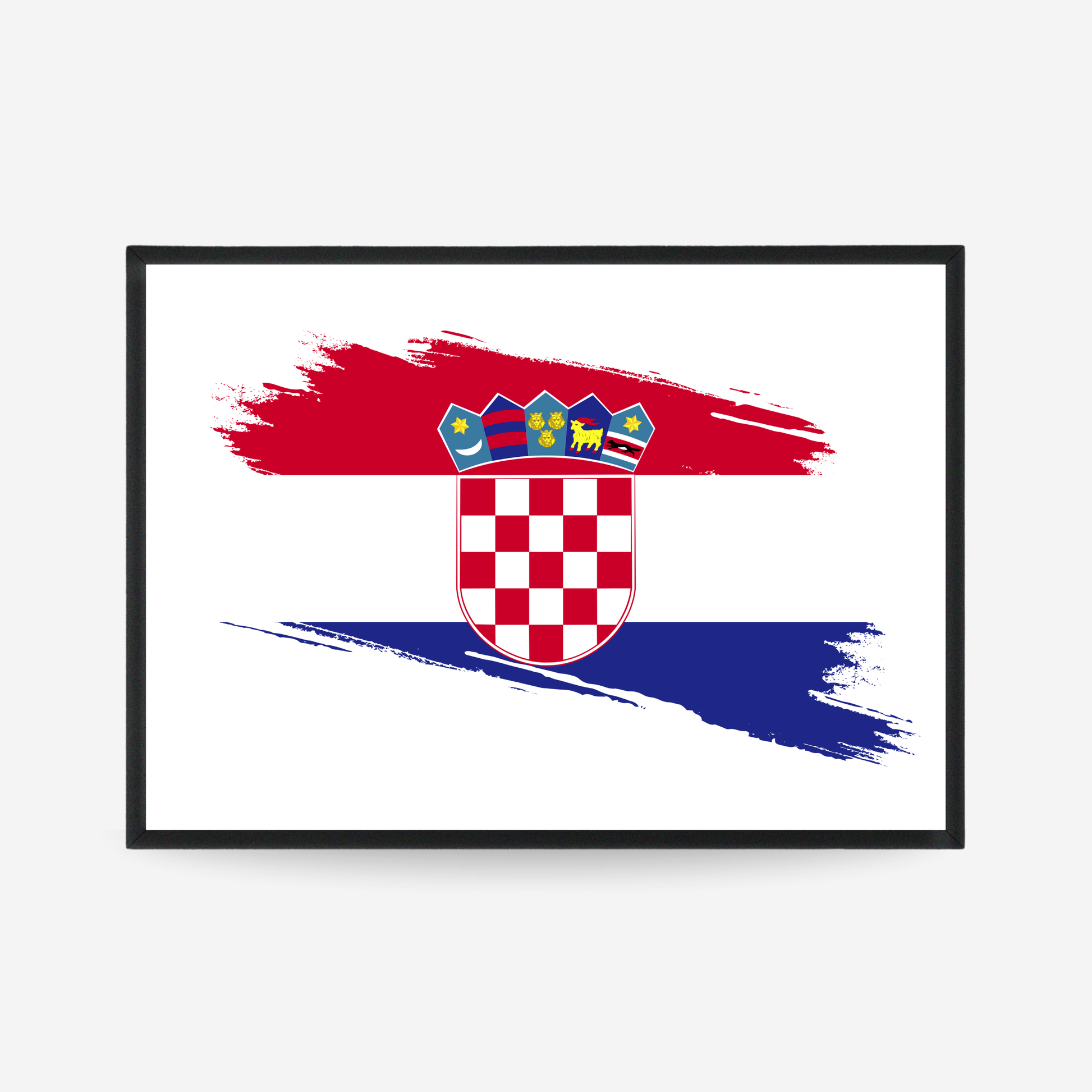Poster of the flag of Croatia
