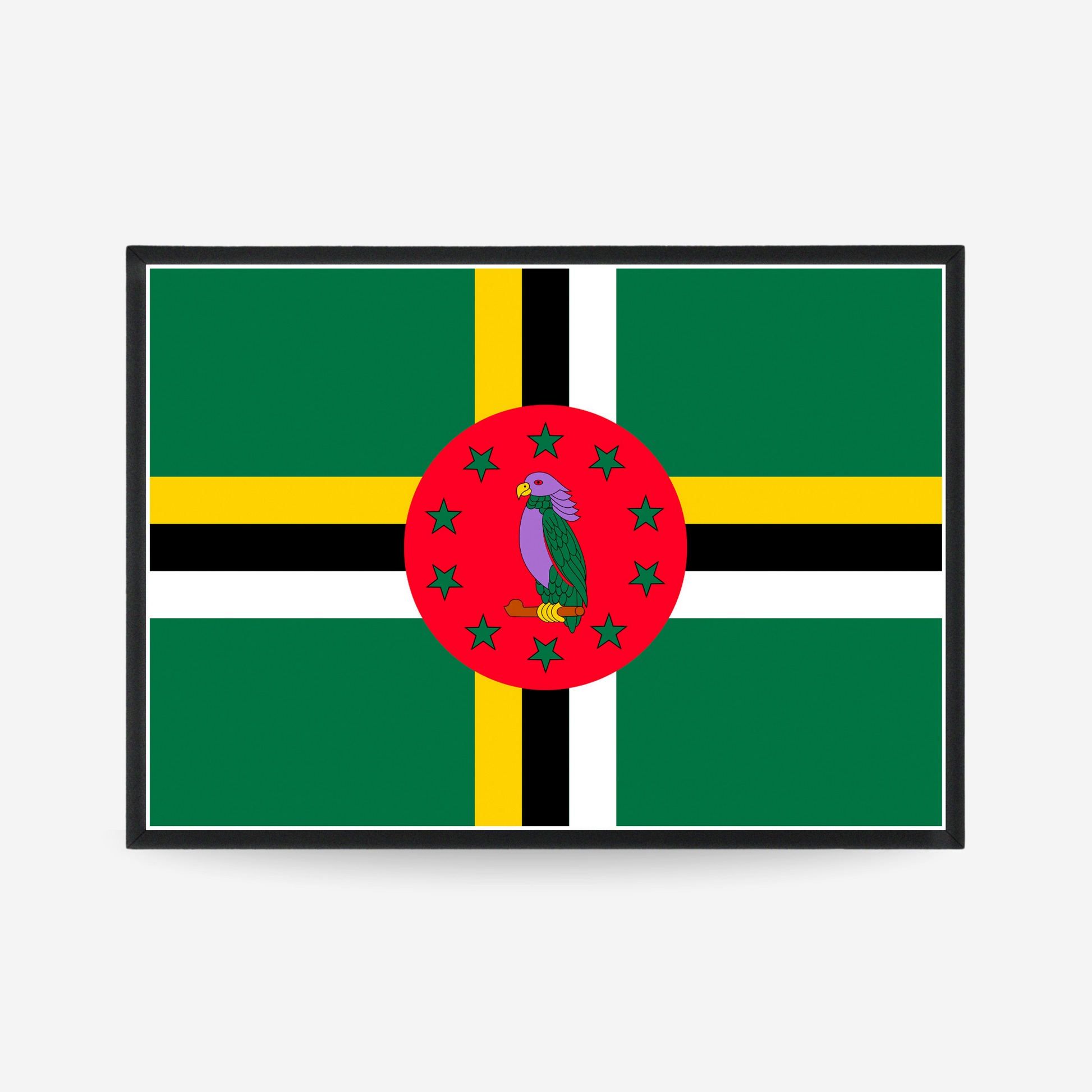 Poster of the flag of Dominica
