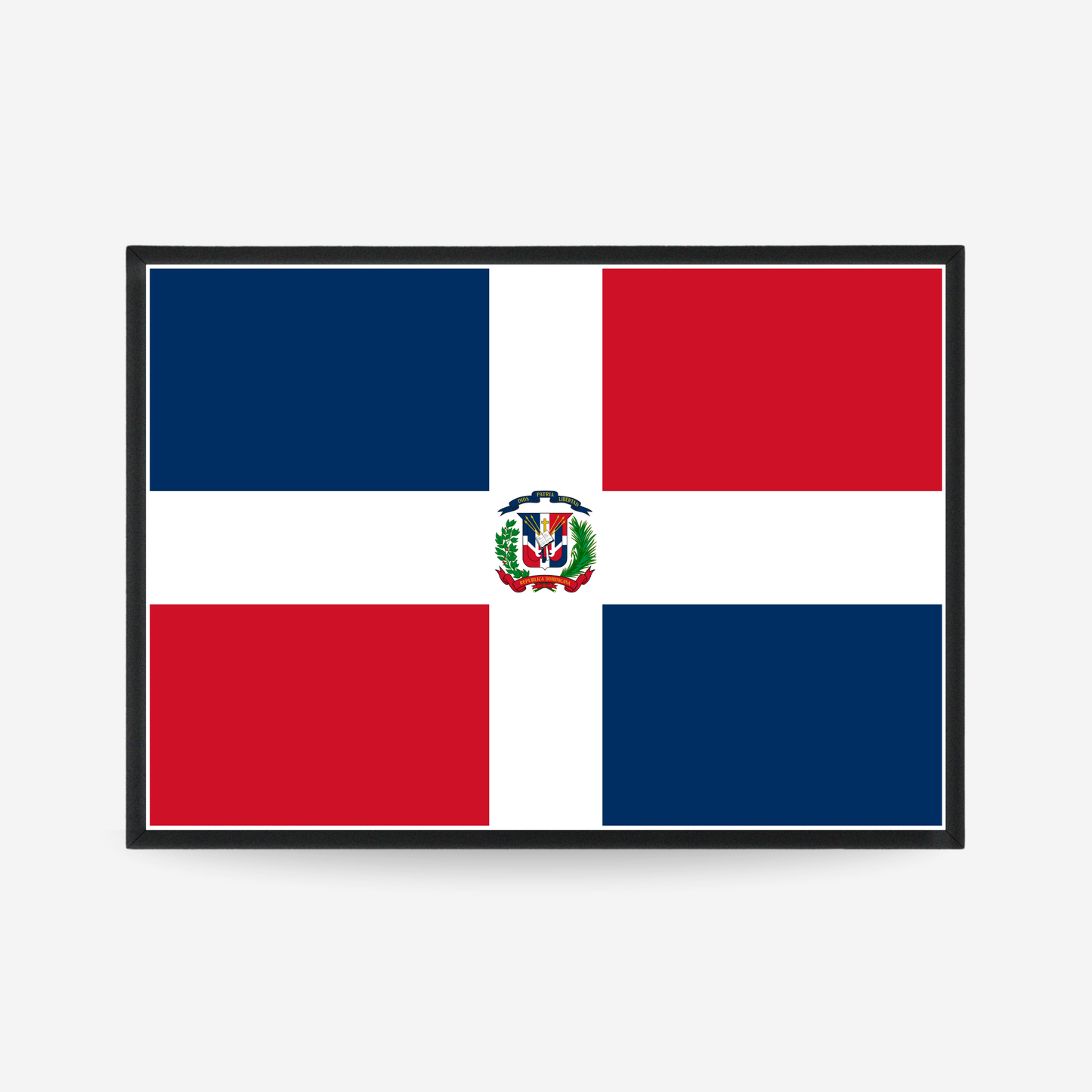Poster of the flag of Dominican Republic
