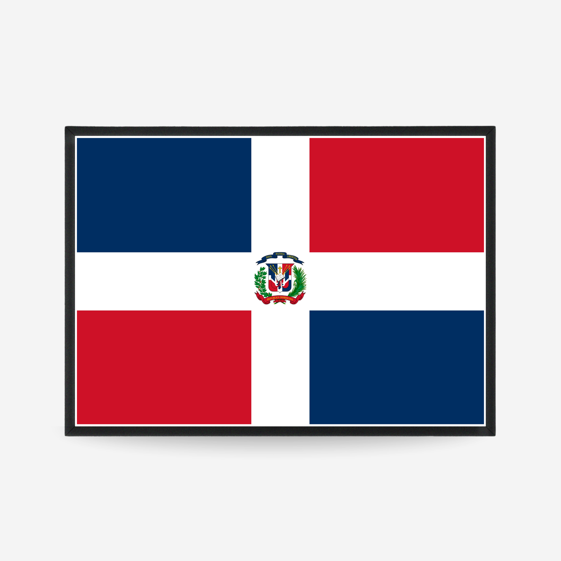 Poster of the flag of Dominican Republic
