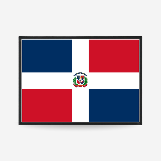 Poster of the flag of Dominican Republic
