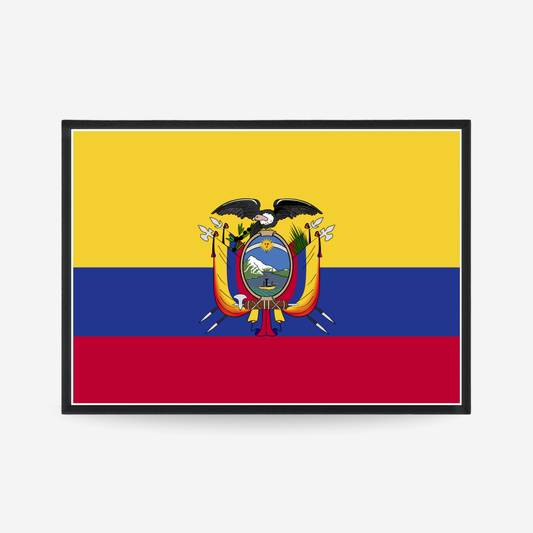 Poster of the flag of Ecuador
