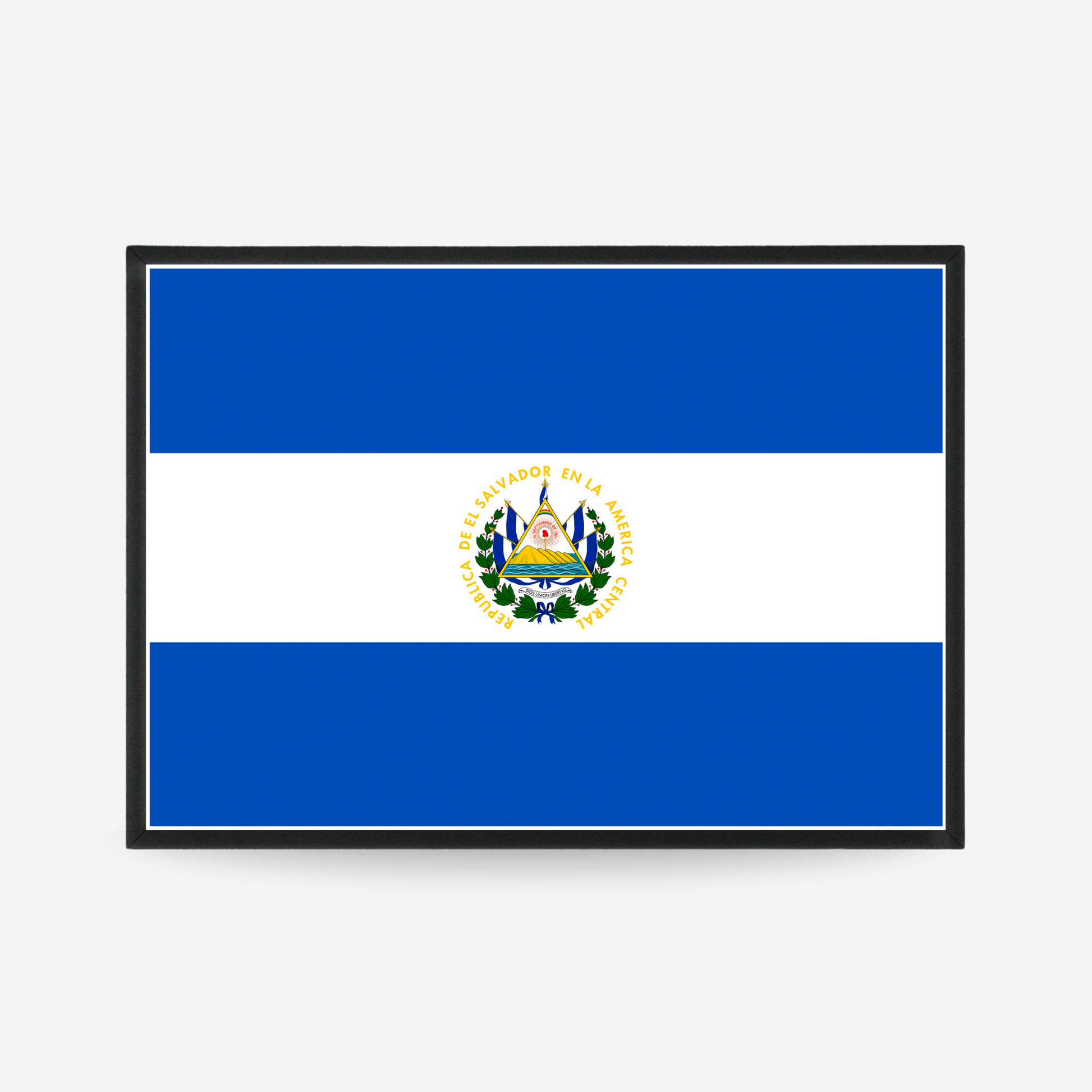Poster of the flag of El Salvador
