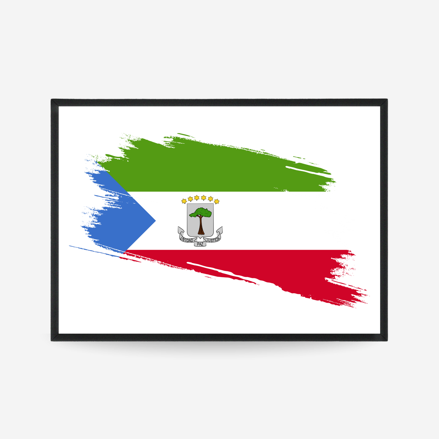 Poster of the flag of Equatorial Guinea
