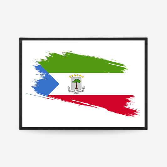 Poster of the flag of Equatorial Guinea

