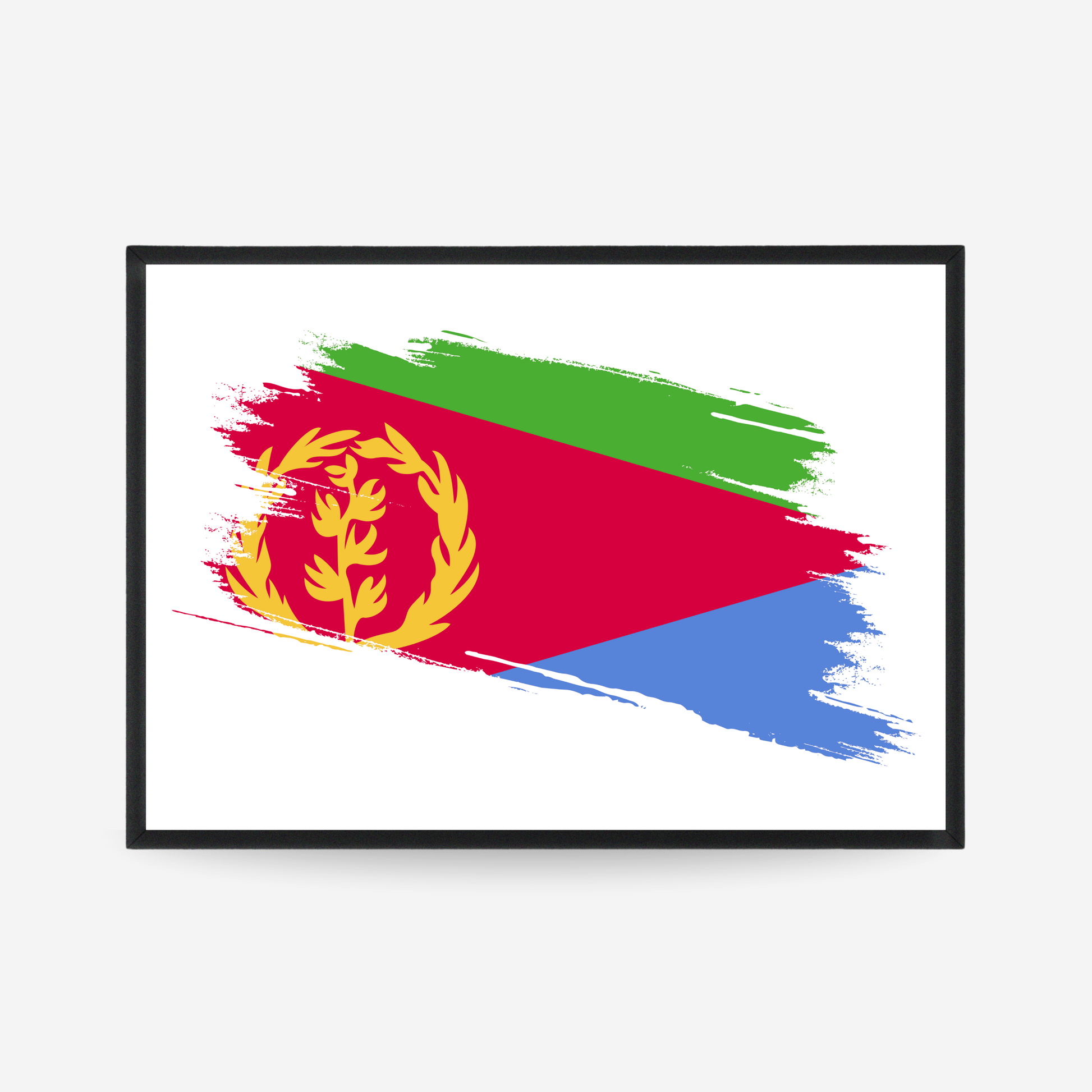 Poster of the flag of Eritrea
