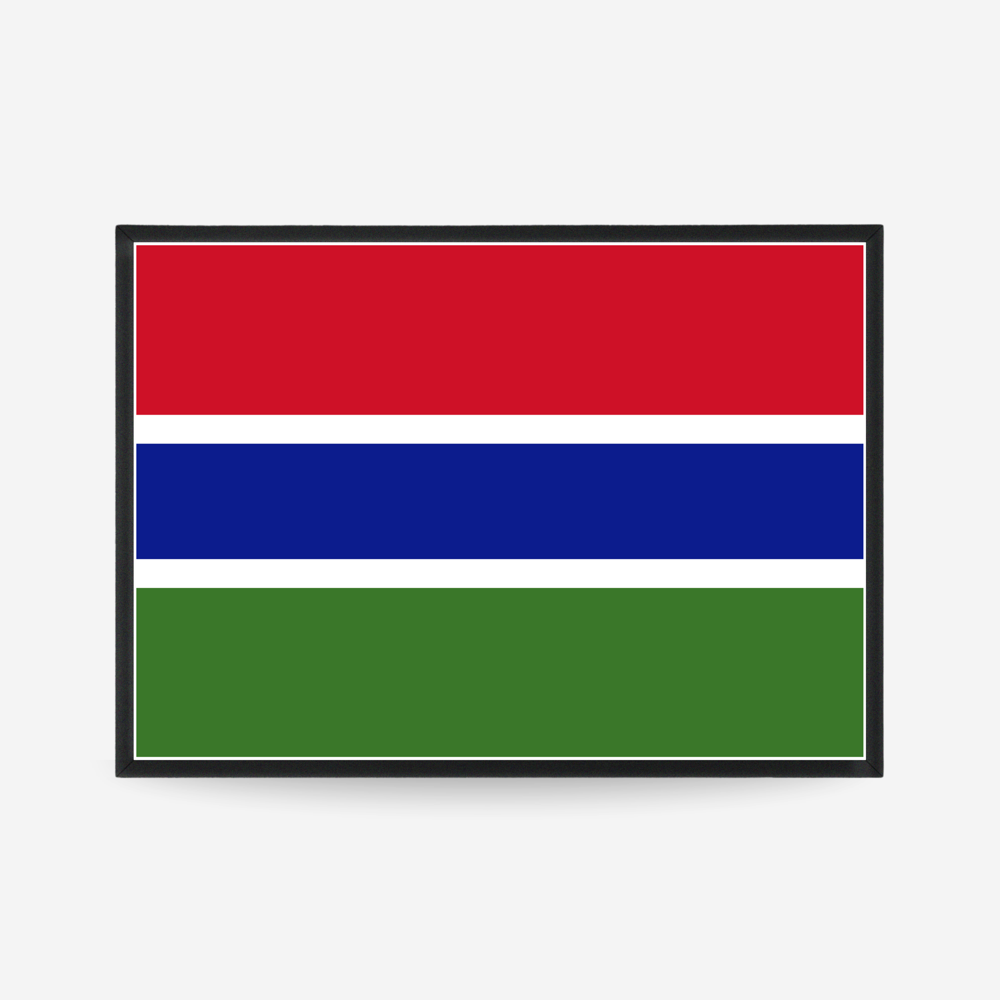Poster of the flag of Gambia
