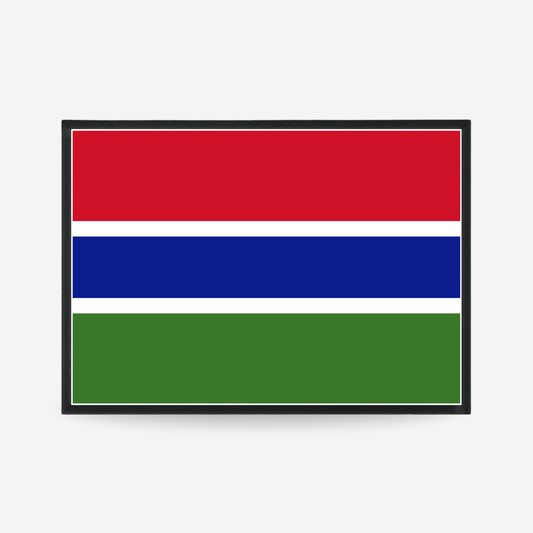 Poster of the flag of Gambia

