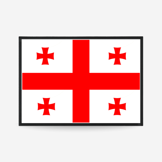 Poster of the flag of Georgia
