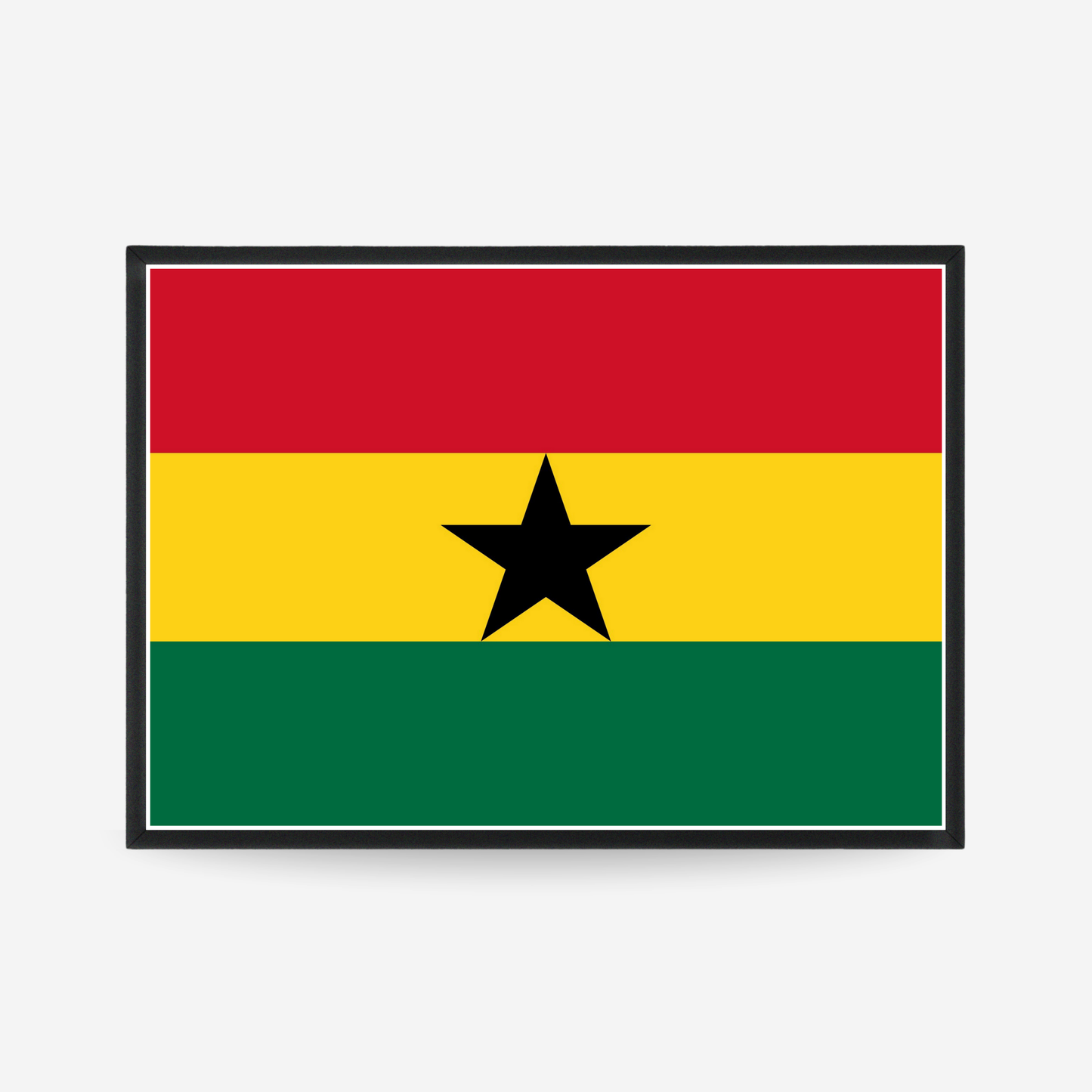 Poster of the flag of Ghana
