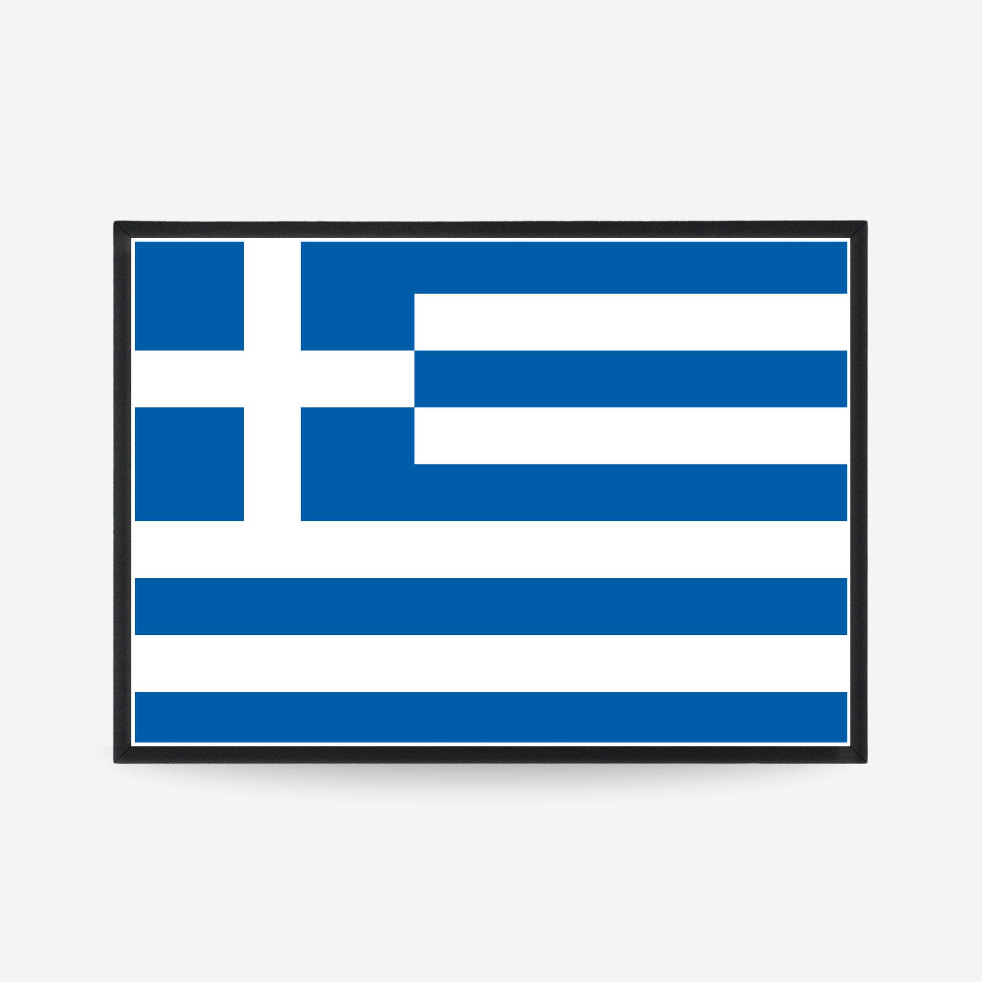Poster of the flag of Greece
