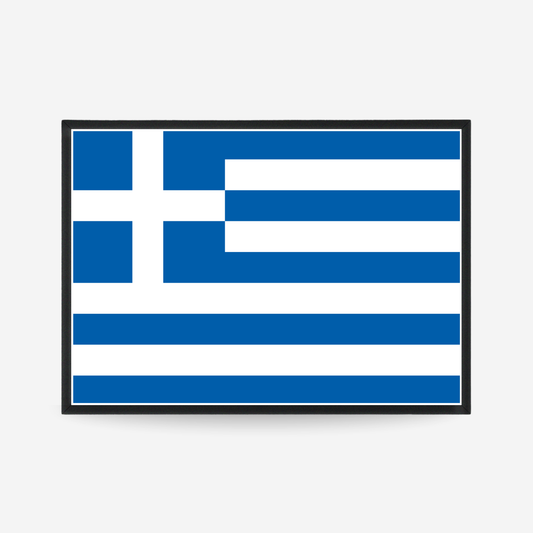 Poster of the flag of Greece
