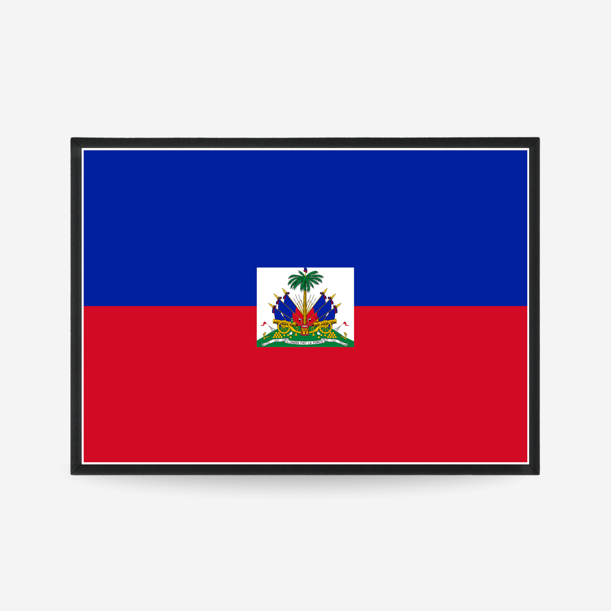 Poster of the flag of Haiti
