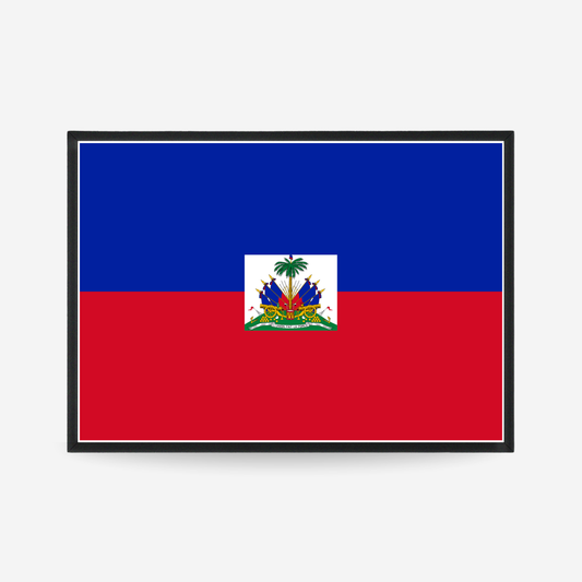 Poster of the flag of Haiti
