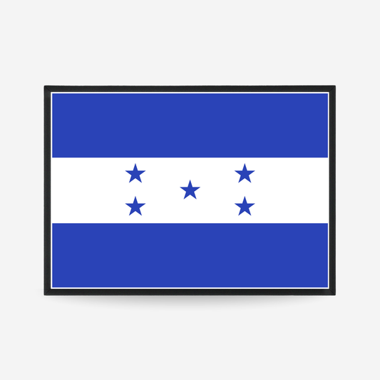 Poster of the flag of Honduras
