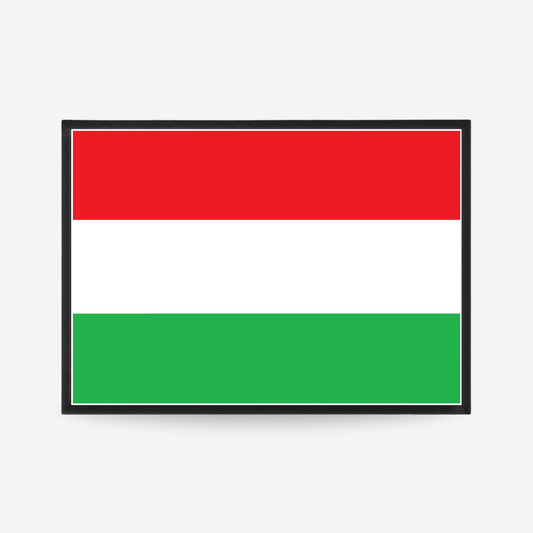 Poster of the flag of Hungary
