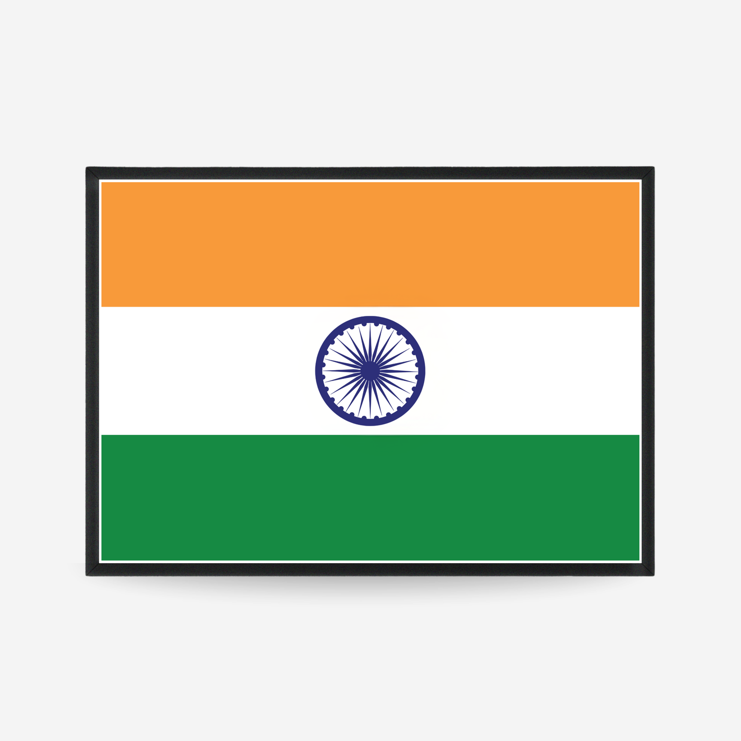 Poster of the flag of India
