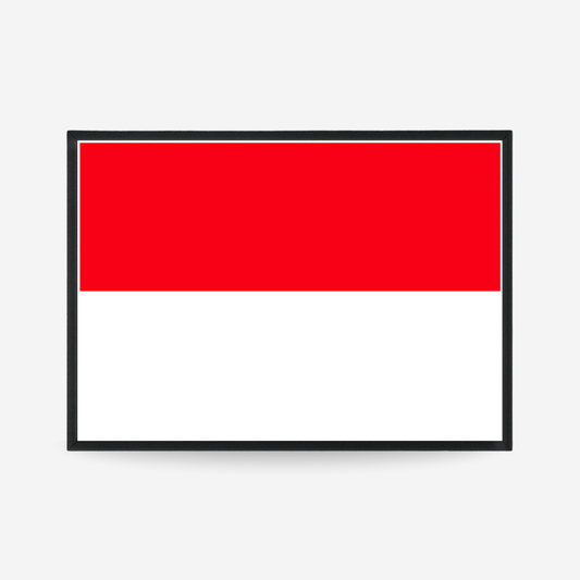 Poster of the flag of Indonesia
