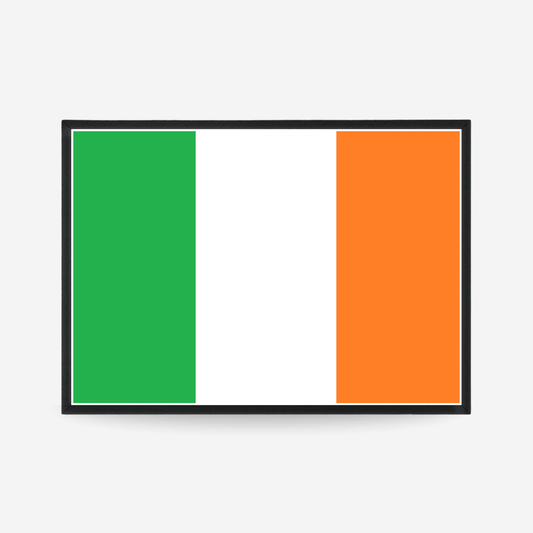 Poster of the flag of Ireland