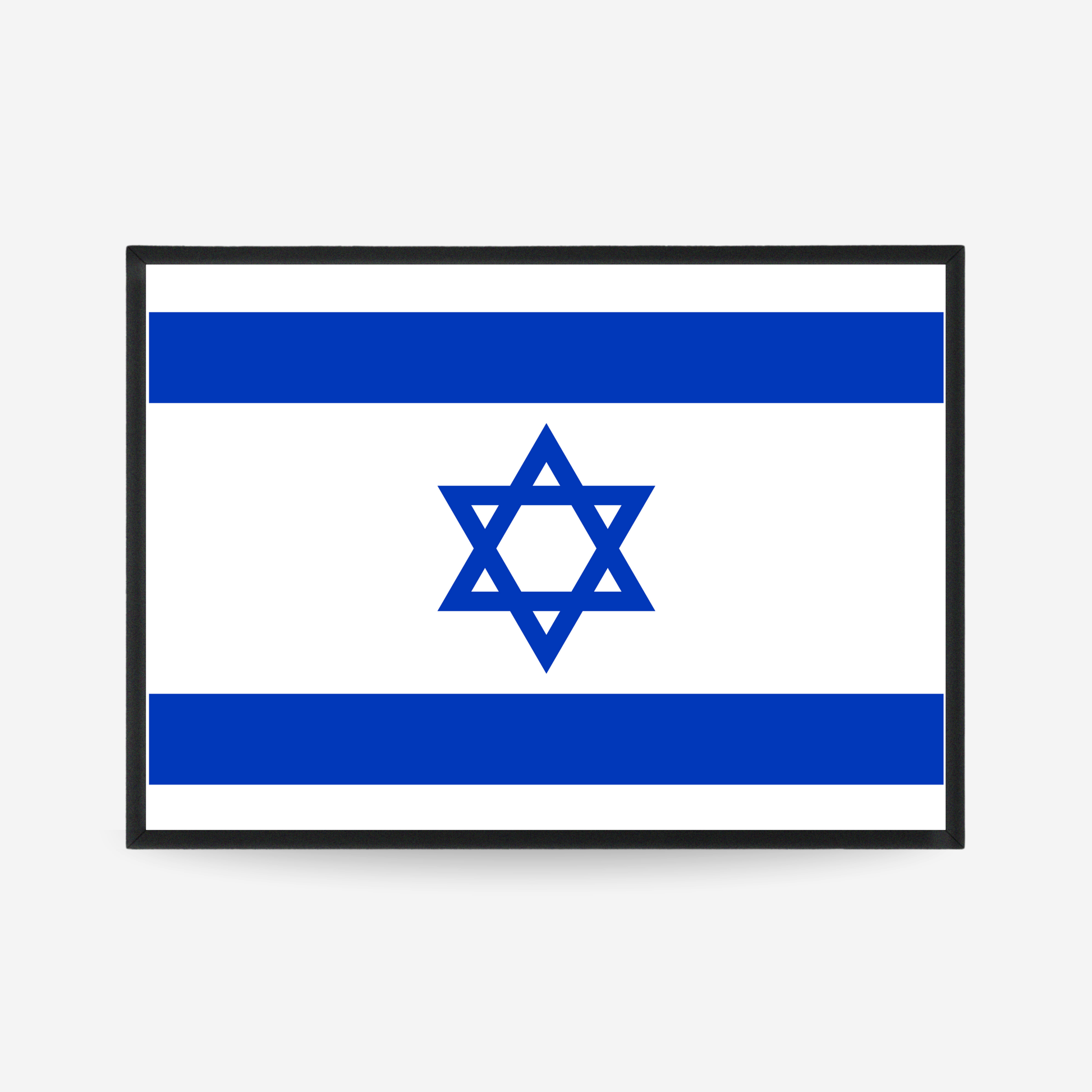 Poster of the flag of Israel