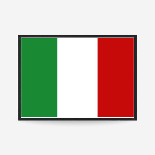 Poster of the flag of Italy
