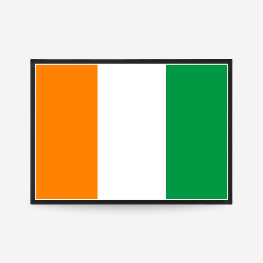 Poster of the flag of Ivory Coast