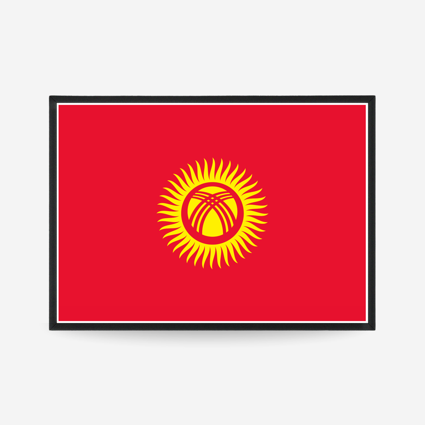 Poster of the flag of Kyrgyzstan
