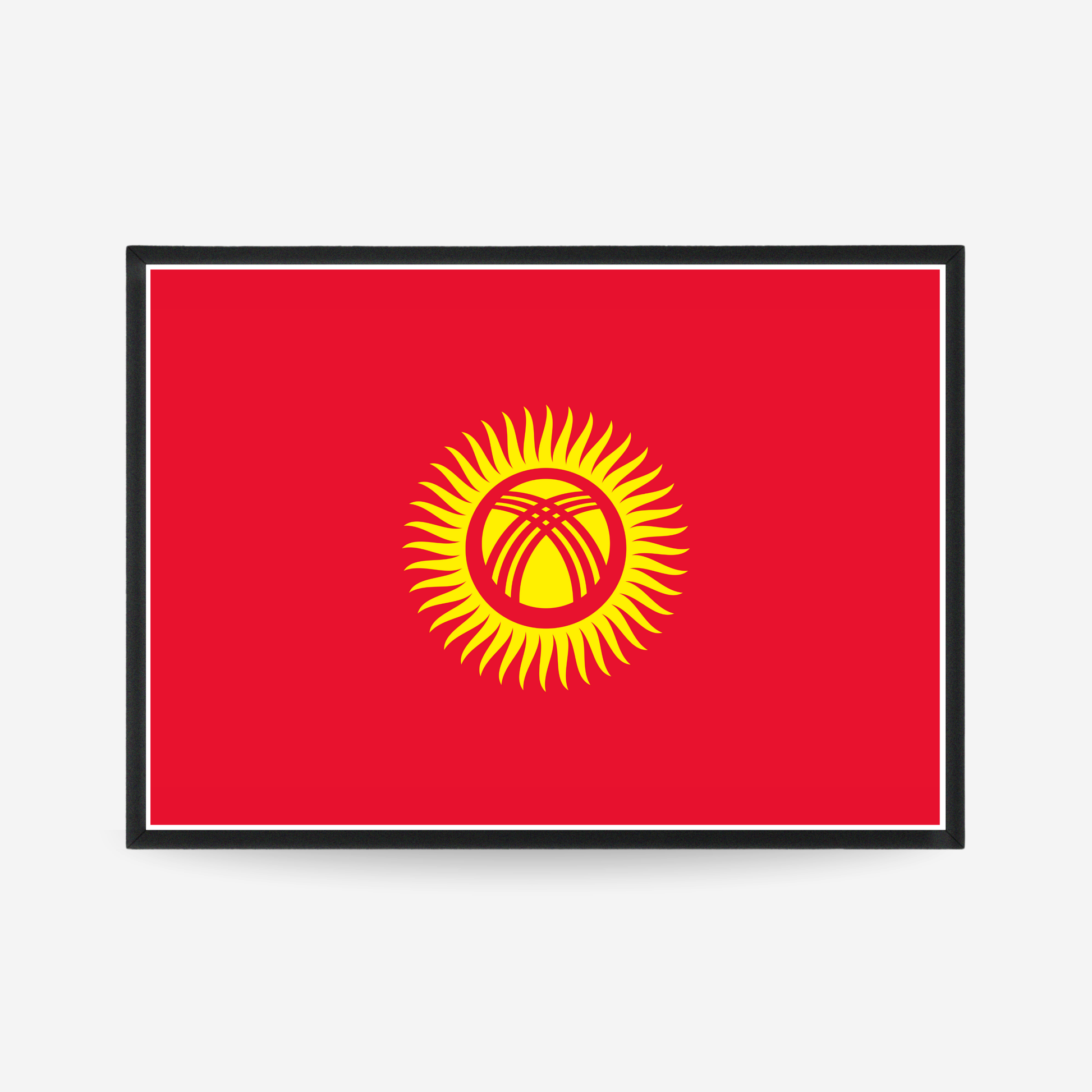 Poster of the flag of Kyrgyzstan
