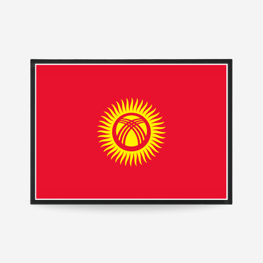 Poster of the flag of Kyrgyzstan
